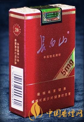 低焦油低烟碱香烟排名，这几款香烟的焦油量仅为5mg