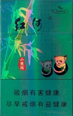 红河（小熊猫清和风）香烟图片