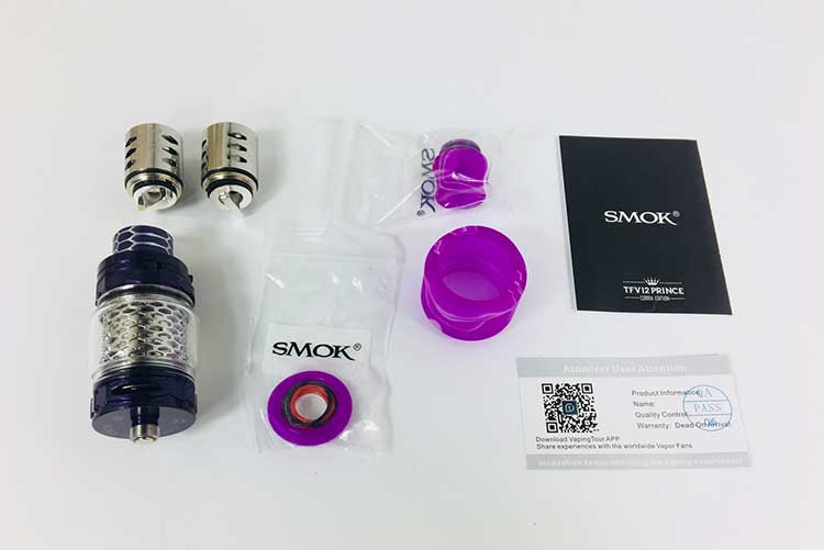 SMOK TFV12王子雾化器蛇纹版评测