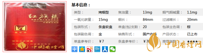 红旗渠嘉年华多少钱一包 红旗渠嘉年华价格及参数