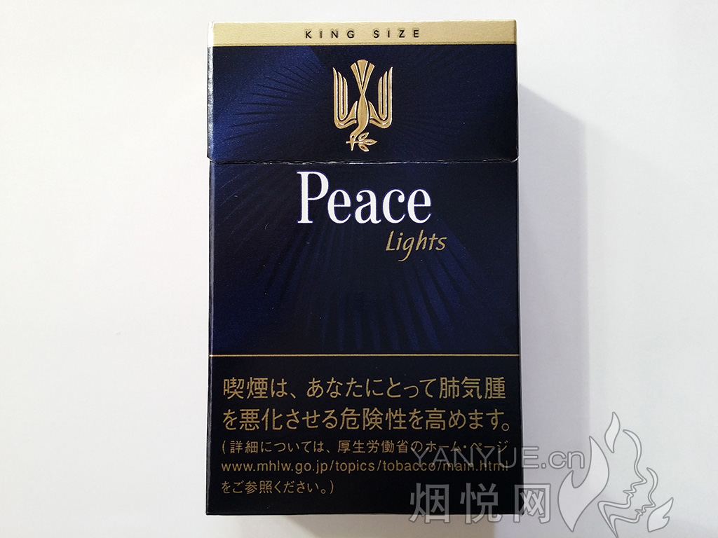 基本信息俗名:peace lights类型:混合型焦油量:10mg烟气烟碱量:0